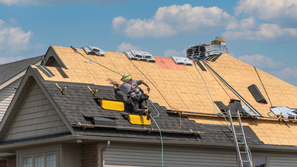 Architectural shingle install in East Memphis